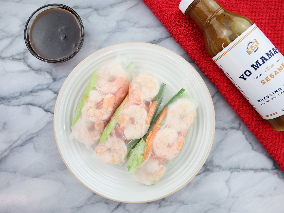 Fresh Sesame Spring Rolls &ndash; Yo Mama's Foods