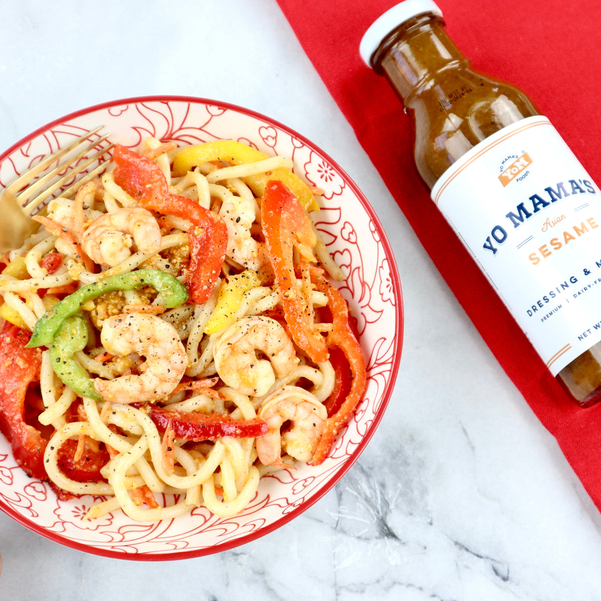 Sesame Noodle Salad – Yo Mama's Foods