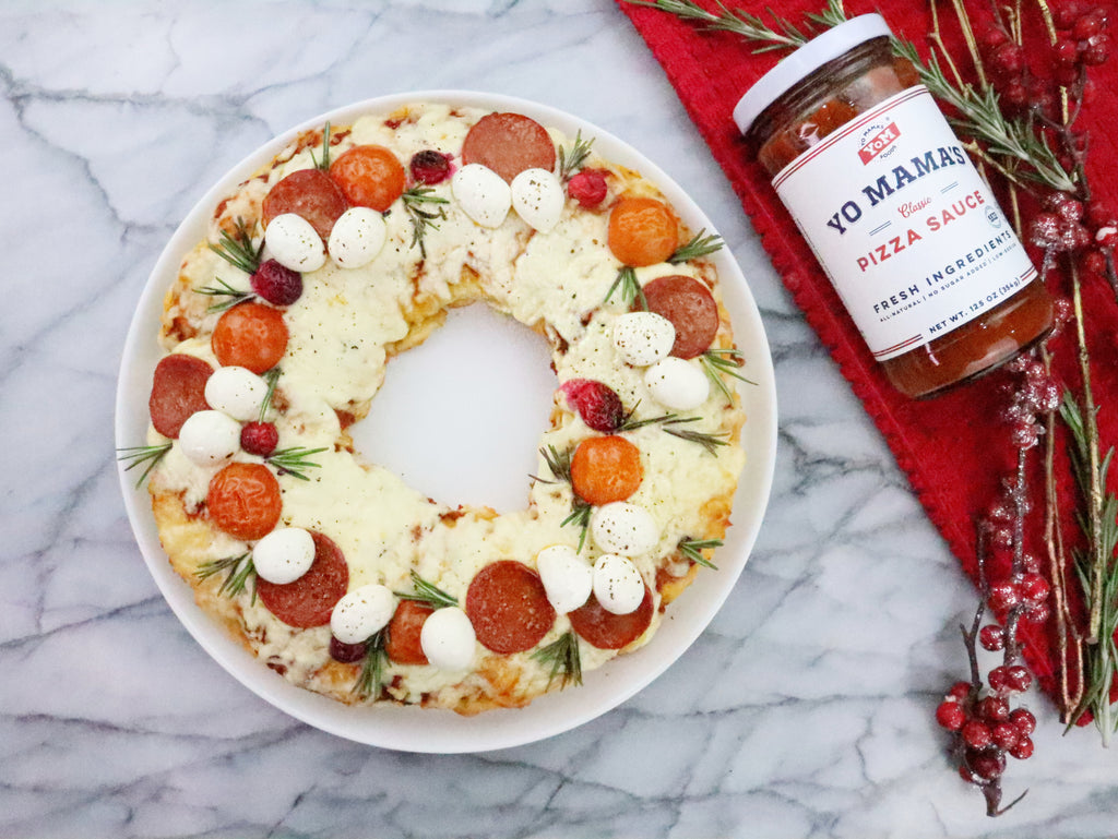 Holiday Pizza Wreath