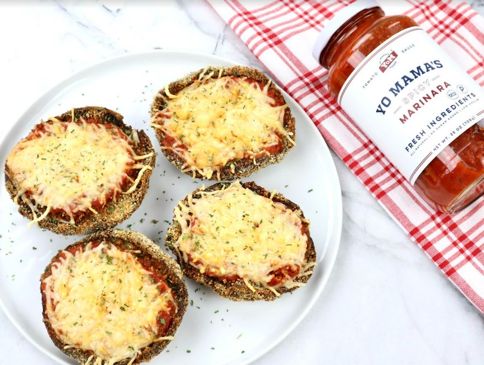 Spicy Marinara Portobello Parmesan