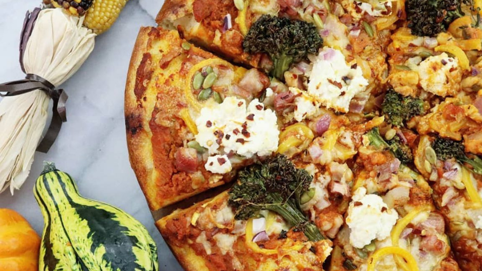 Fall Harvest Marinara Pizza